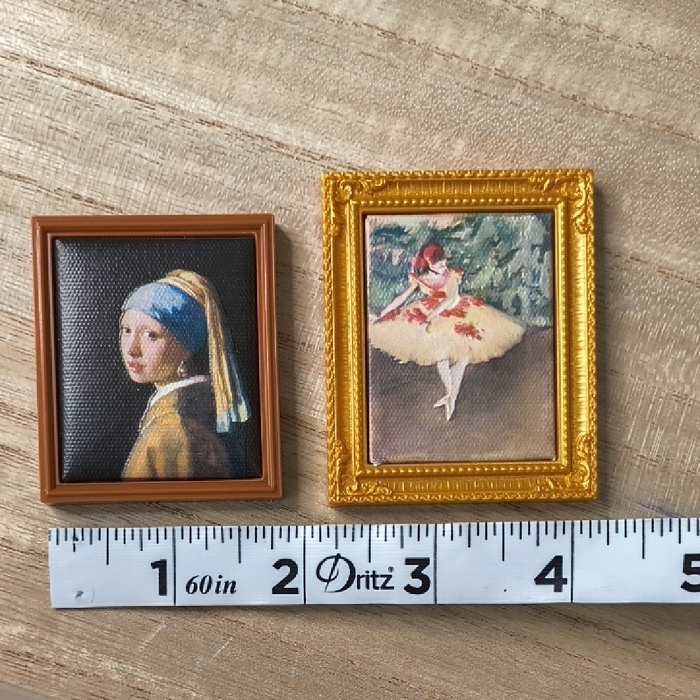 Zuru Mini Brands Masterpieces Framed Edgar Degas And Johannes Vermeer  Paintings - Picture 2 of 7